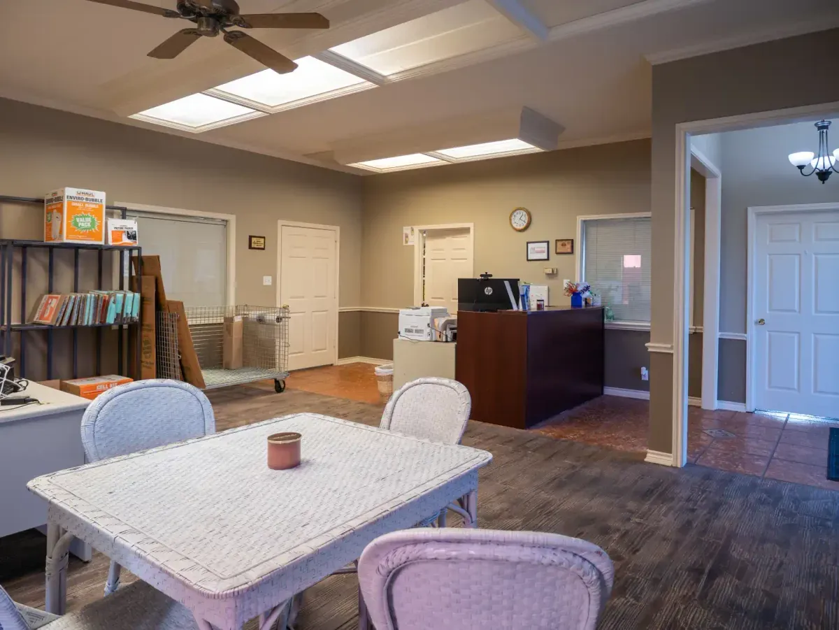 Interior of Flint, TX self storage facility.