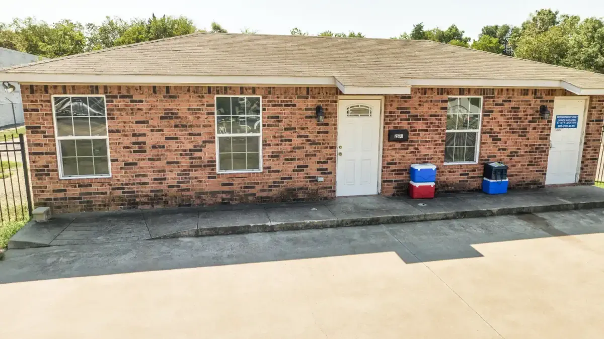 Front office at storage facility.