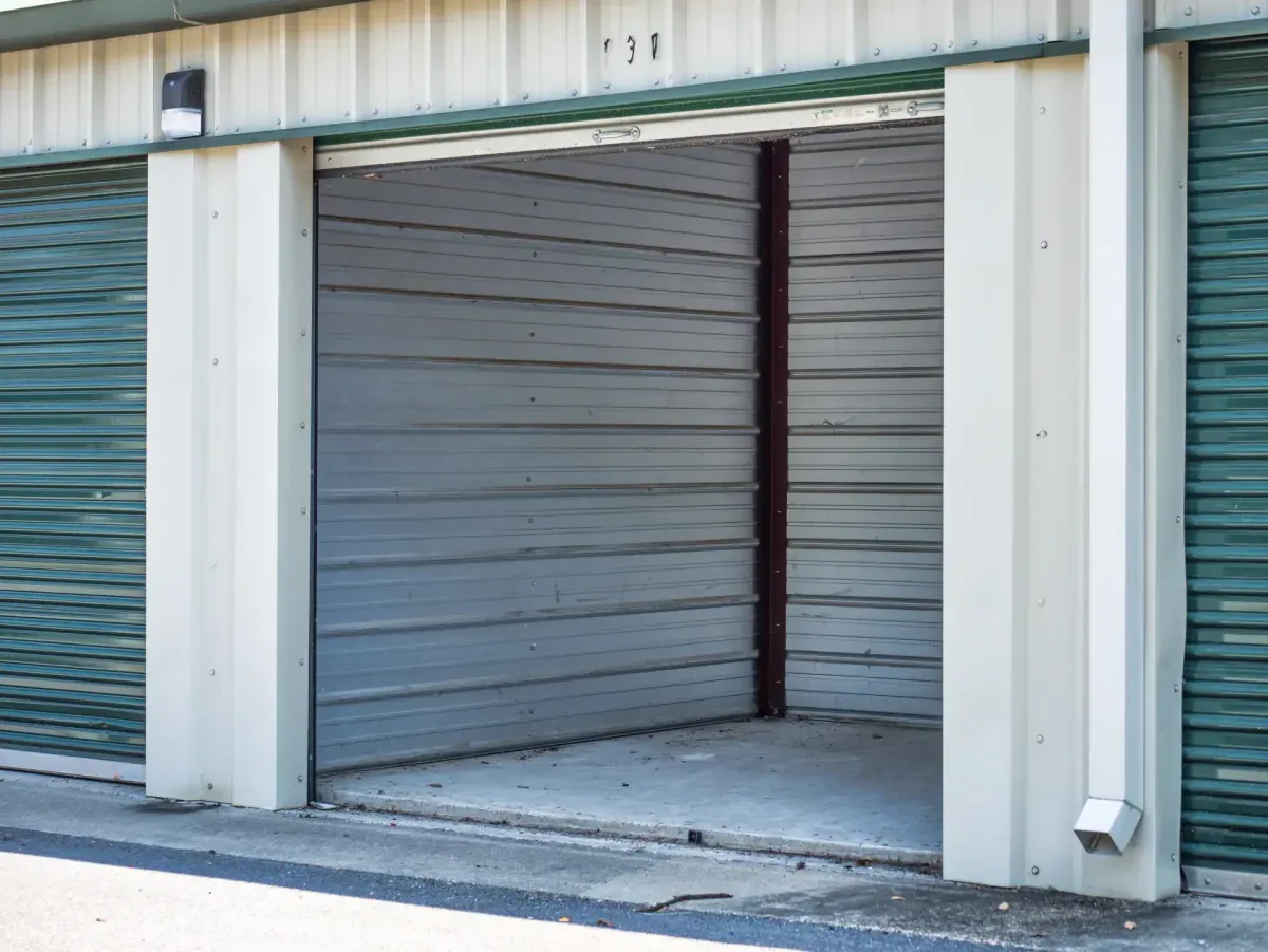 Opened outdoor storage units at Corsicana, TX W 7th street facility.