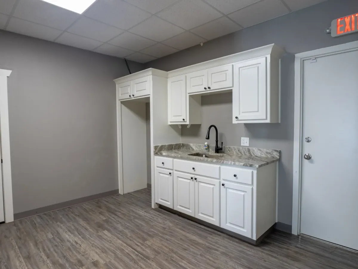 Interior of office at Bullard, TX self storage facility.
