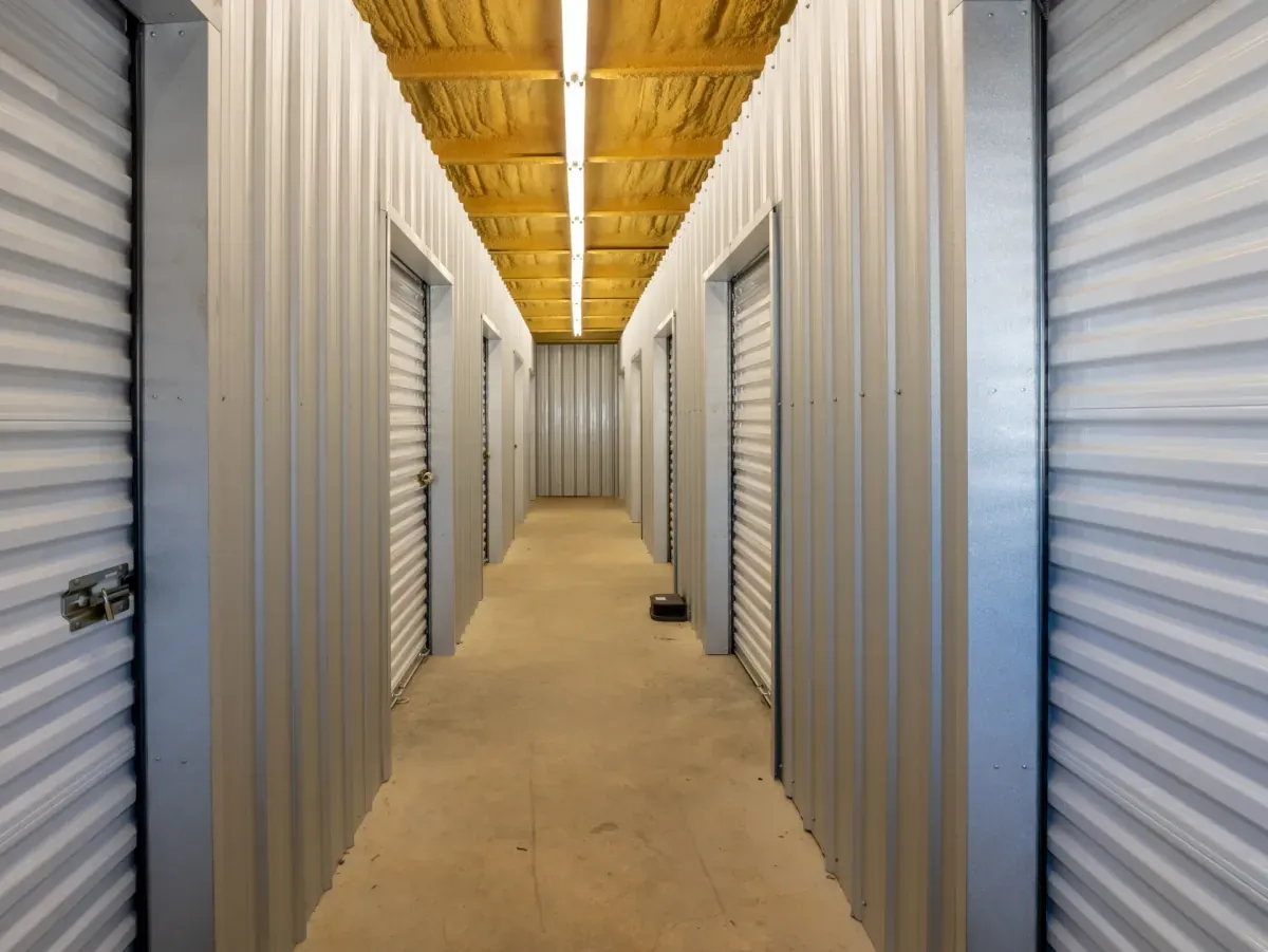Indoor units at Bullard, TX self storage facility.