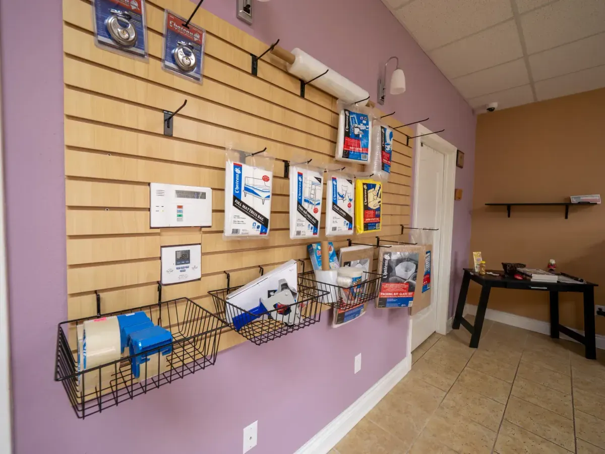 Storage supplies at Copperas Cove, TX facility.