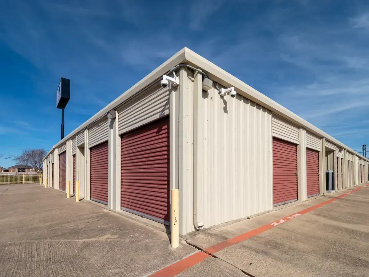 Outdoor storage at Killeen, TX self storage facility.