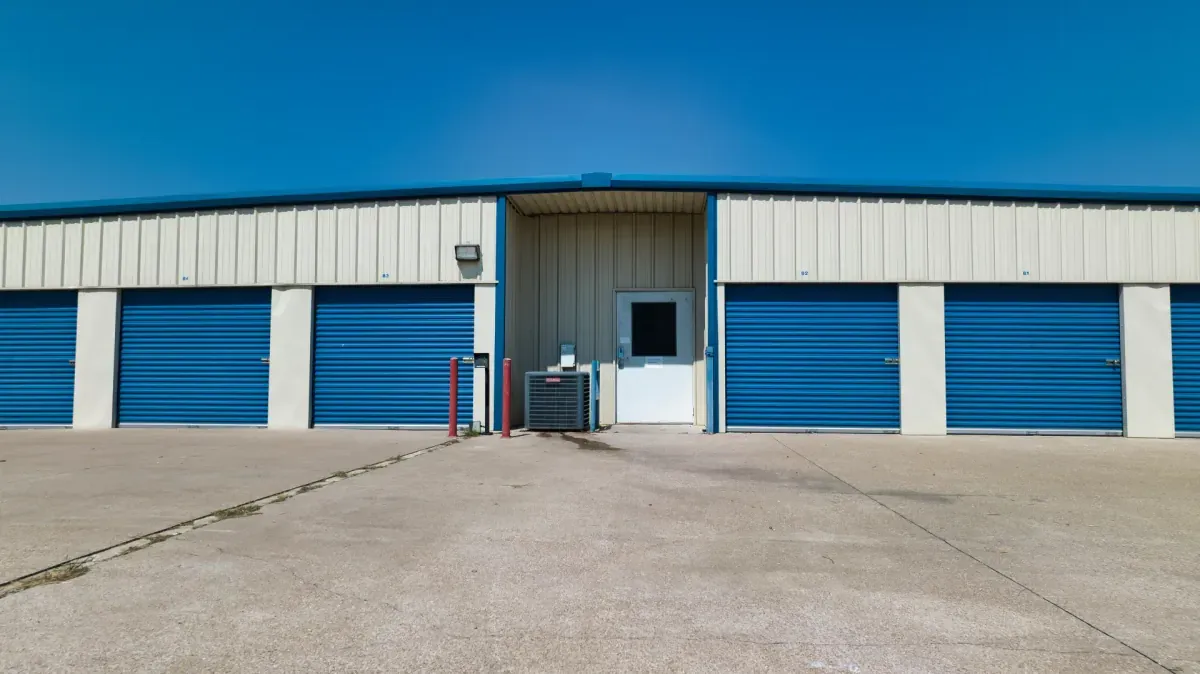 Outdoor storage at Mexia, TX self storage facility.