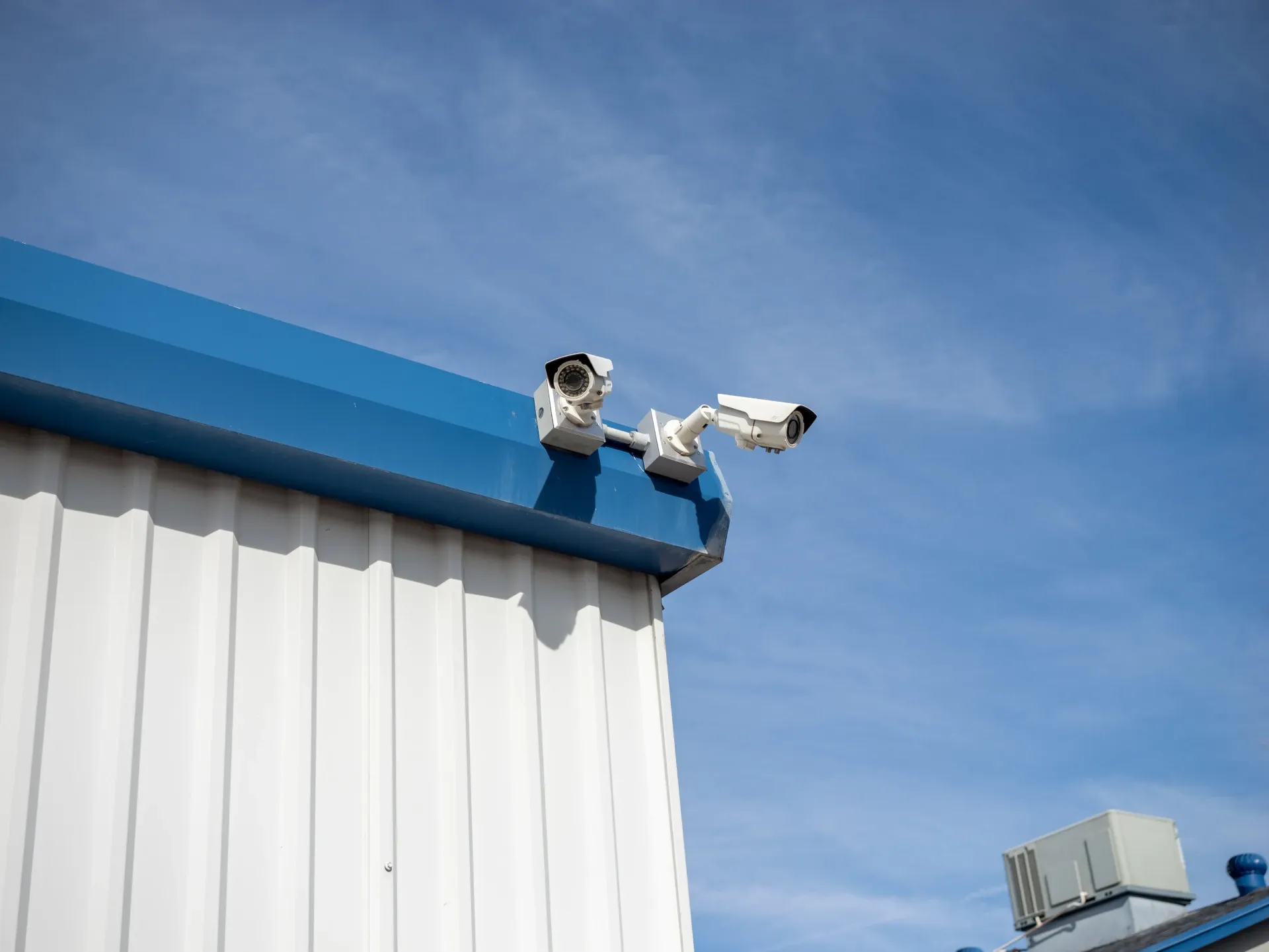 Security camera at El Paso, TX self storage facility.
