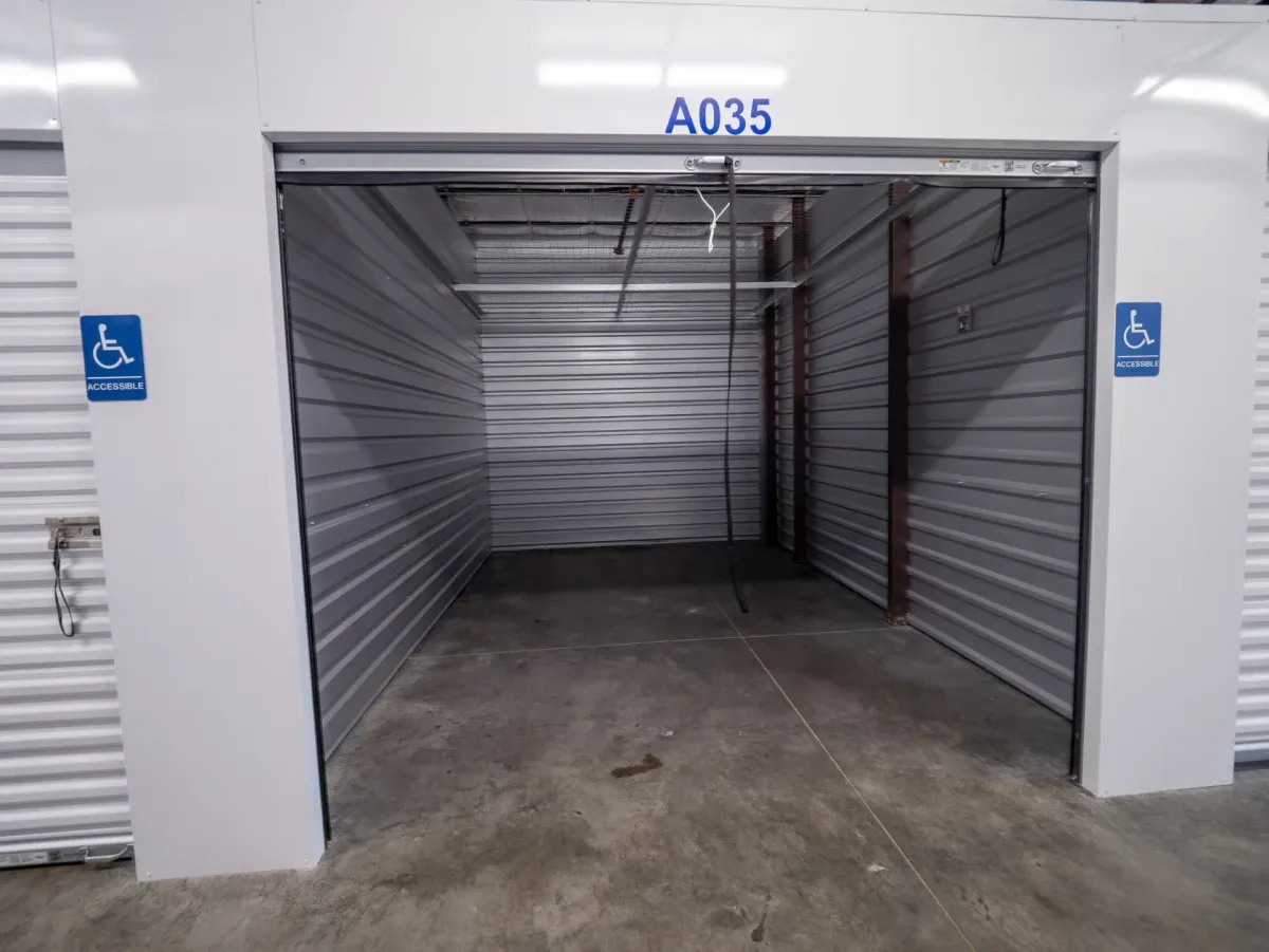 Outdoor storage at Midlothian, TX self storage facility.
