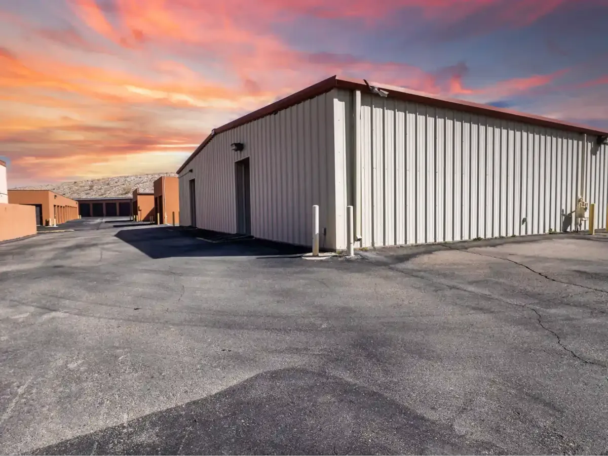 Outdoor storage at El Paso, TX Remcon Circle facility.